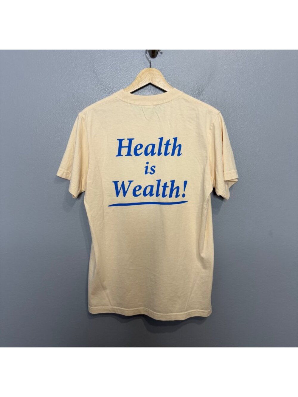 SPORTY & RICH health is wealth t-shirt size S